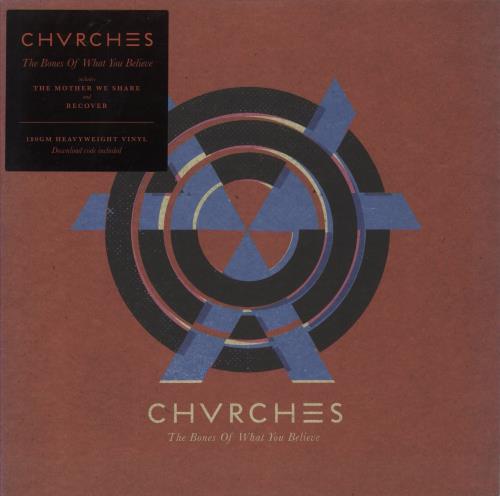 Chvrches The Bones Of What You Believe vinyl LP album (LP record) US E20LPTH869797