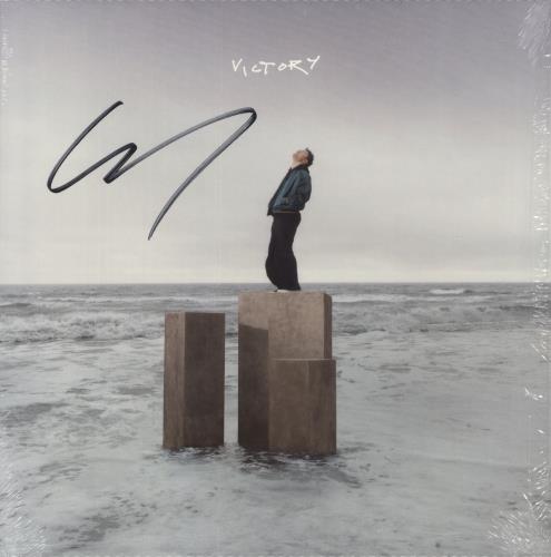 Cian Ducrot Victory - Autographed vinyl LP album (LP record) UK 57BLPVI881261