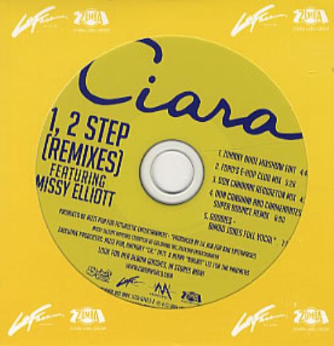 Ciara 1, 2 Step - Remixes CD single (CD5 / 5") US AR4C5ST326144
