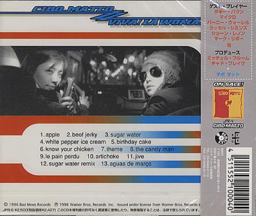 Cibo Matto Viva! La Woman CD album (CDLP) Japanese CBMCDVI352552