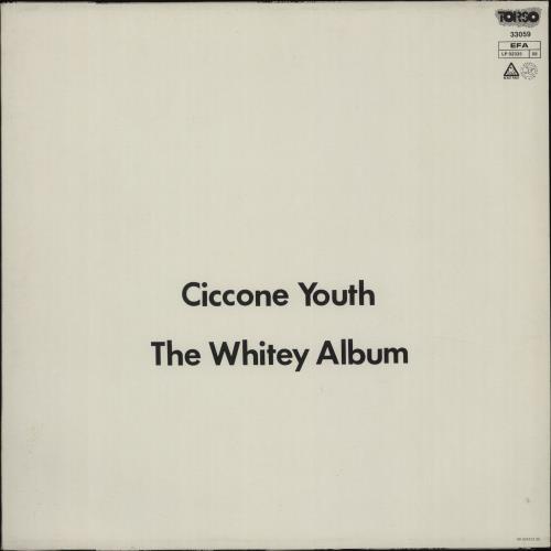 Ciccone Youth The Whitey Album vinyl LP album (LP record) Dutch CIYLPTH662882