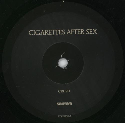 Cigarettes After Sex Crush 7" vinyl single (7 inch record / 45) US 4UH07CR865650