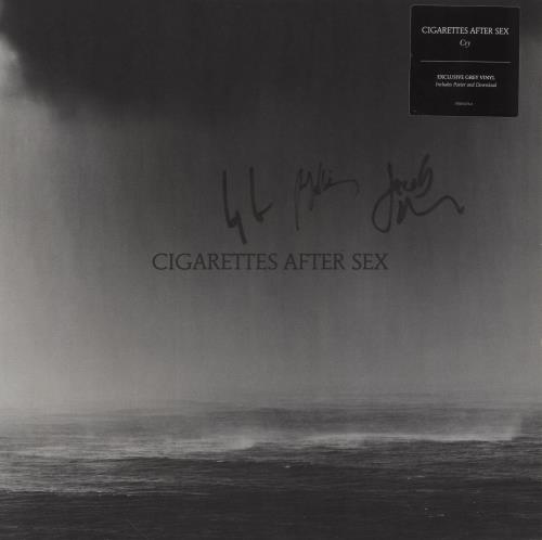 Cigarettes After Sex Cry - Grey Vinyl - Autographed vinyl LP album (LP record) UK 4UHLPCR856686
