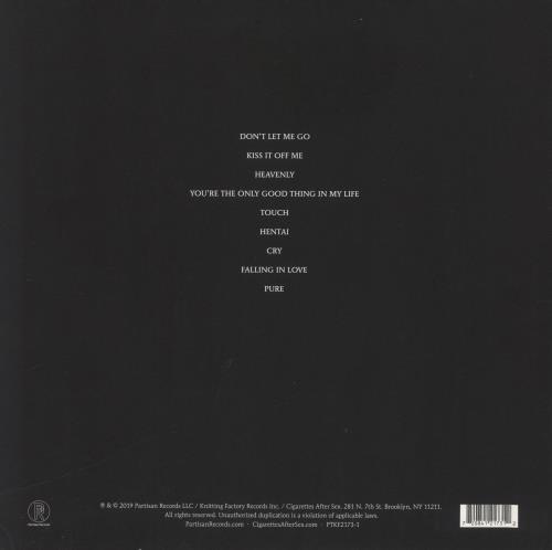 Cigarettes After Sex Cry vinyl LP album (LP record) UK 4UHLPCR837051