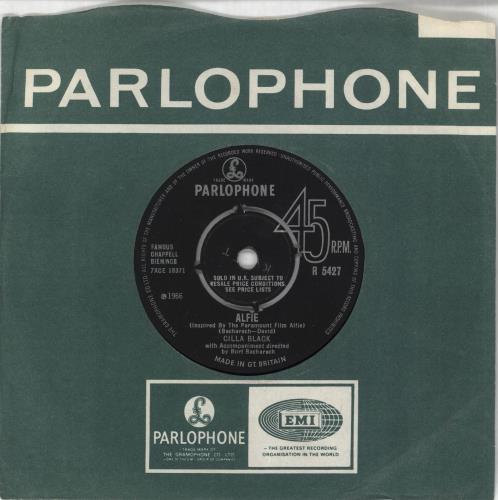 Cilla Black Alfie 7" vinyl single (7 inch record / 45) UK CIL07AL294693