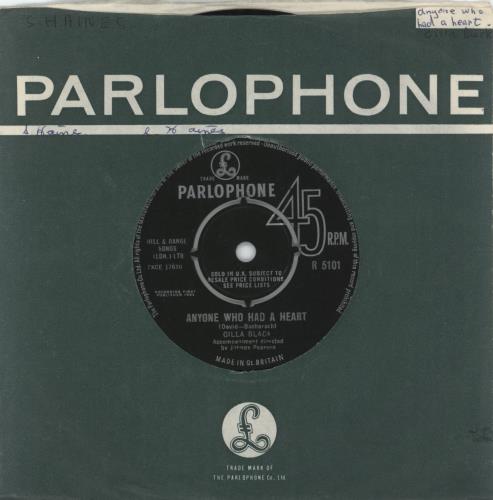 Cilla Black Anyone Who Had A Heart - EX 7" vinyl single (7 inch record / 45) UK CIL07AN652593