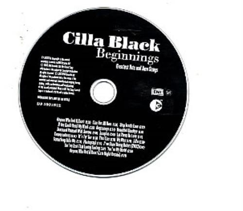 Cilla Black Beginnings - Greatest Hits & New Songs CD album (CDLP) UK CILCDBE259275