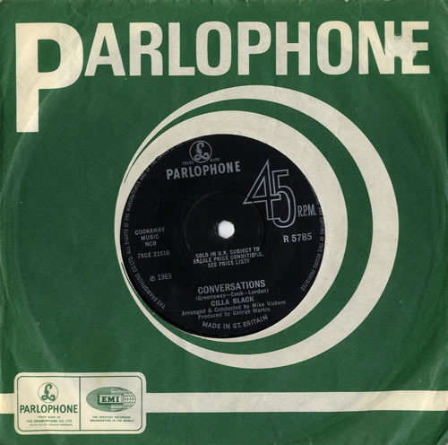 Cilla Black Conversations 7" vinyl single (7 inch record / 45) UK CIL07CO294674