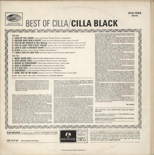 Cilla Black The Best Of Cilla Black - Two Box vinyl LP album (LP record) UK CILLPTH866502