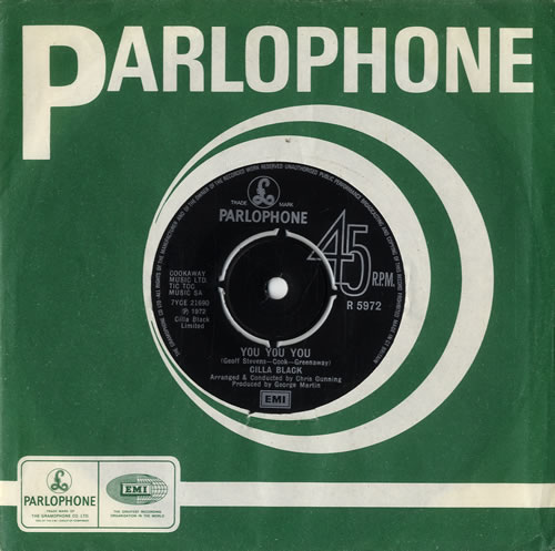 Cilla Black You You You 7" vinyl single (7 inch record / 45) UK CIL07YO586068