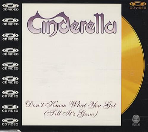 Cinderella Don't Know What You Got - Cdv CD single (CD5 / 5") UK CINC5DO70951