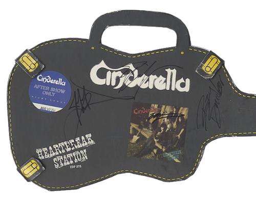 Cinderella Heartbreak Station - Autographed CD single (CD5 / 5") US CINC5HE527287
