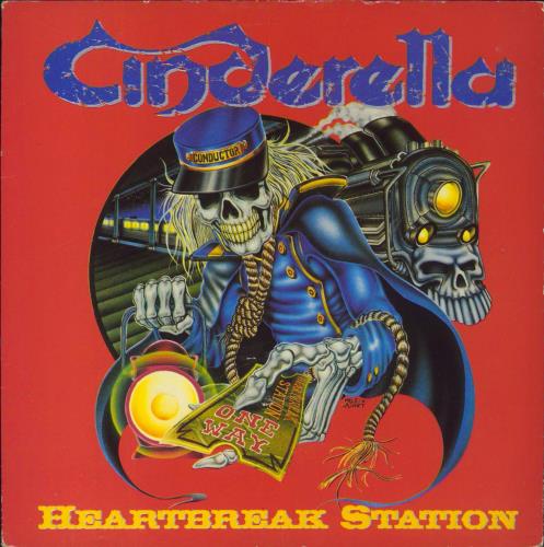 Cinderella Heartbreak Station - P/s 7" vinyl single (7 inch record / 45) UK CIN07HE827611