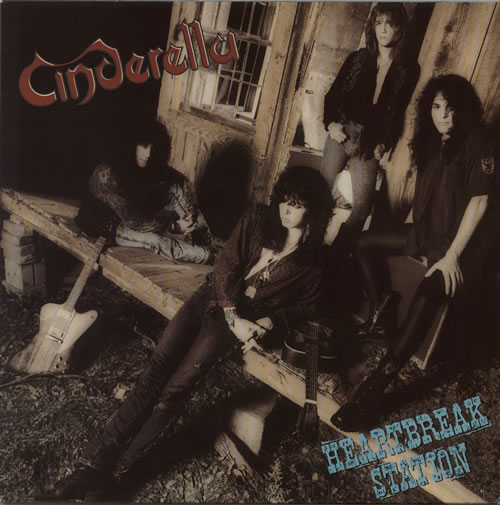 Cinderella Heartbreak Station vinyl LP album (LP record) UK CINLPHE616595