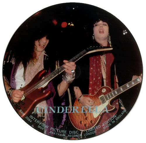 Cinderella Interview Picture Disc picture disc LP (vinyl picture disc album) UK CINPDIN273805