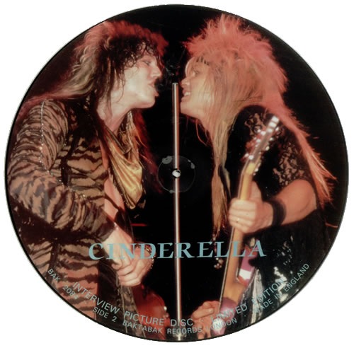Cinderella Interview Picture Disc picture disc LP (vinyl picture disc album) UK CINPDIN273805