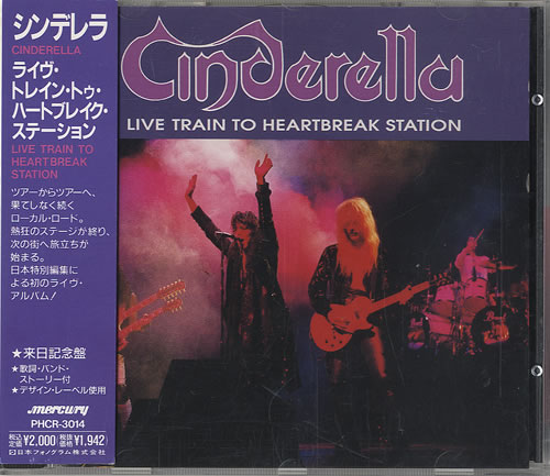 Cinderella Live Train To Heatbreak Station CD album (CDLP) Japanese CINCDLI04112