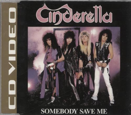 Cinderella Somebody Save Me - CD-Video CD single (CD5 / 5") UK CINC5SO835598