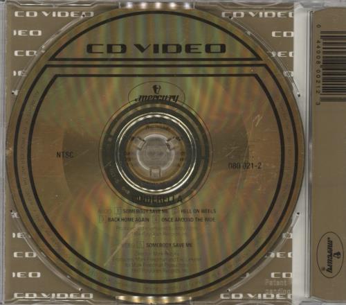 Cinderella Somebody Save Me - CD-Video CD single (CD5 / 5") UK CINC5SO835598