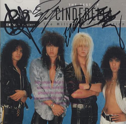 Cinderella The Best Of - Autographed CD album (CDLP) US CINCDTH334049