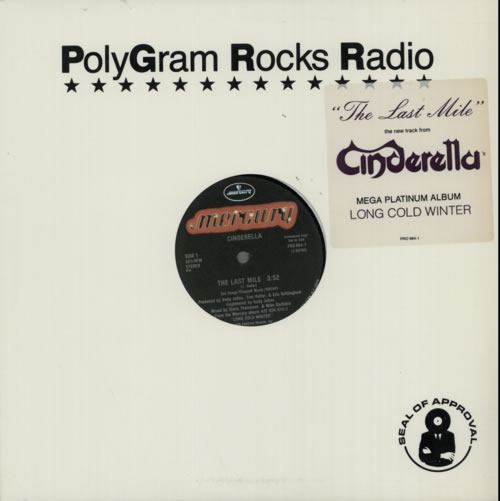 Cinderella The Last Mile 12" vinyl single (12 inch record / Maxi-single) US CIN12TH596301