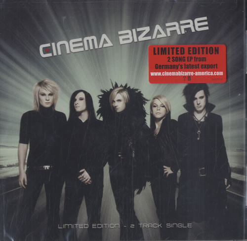 Cinema Bizarre Cinema Bizarre CD single (CD5 / 5") US CA_C5CI474072