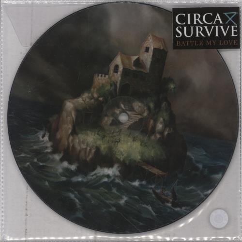 Circa Survive Battle My Love 7" vinyl picture disc (7 inch picture disc single) US O517PBA862917