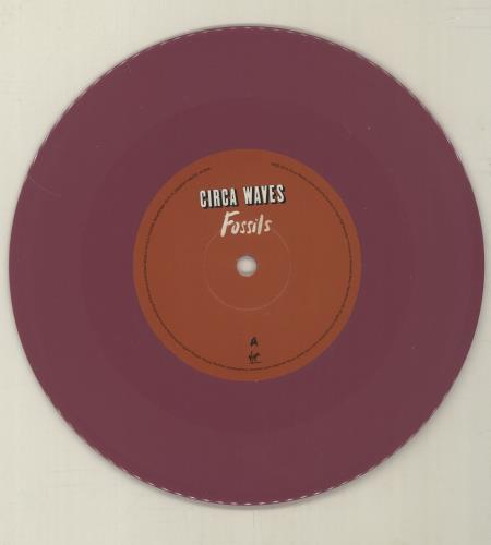 Circa Waves Fossils - Purple Vinyl 7" vinyl single (7 inch record / 45) UK G8U07FO680601