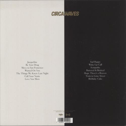 Circa Waves Sad Happy - Gold Vinyl - Fully Autographed Sleeve + Print 2-LP vinyl record set (Double LP Album) UK G8U2LSA875505
