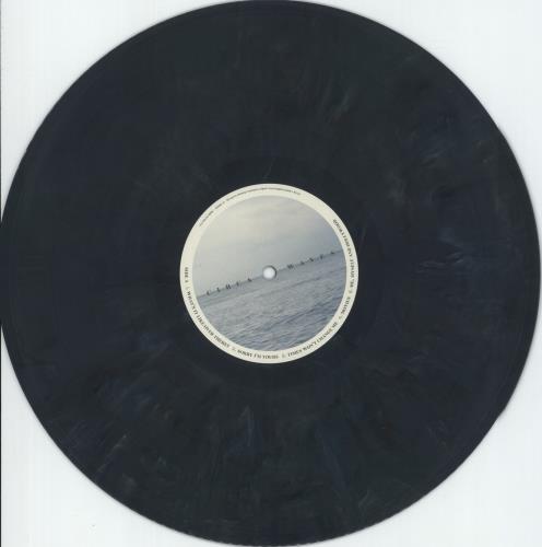 Circa Waves What's It Like Over There? - Dark Blue With White Marble Vinyl - Autographed vinyl LP album (LP record) UK G8ULPWH840303