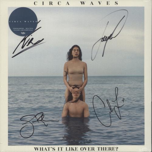 Circa Waves What's It Like Over There? - Dark Blue With White Marble Vinyl - Sealed vinyl LP album (LP record) UK G8ULPWH875414