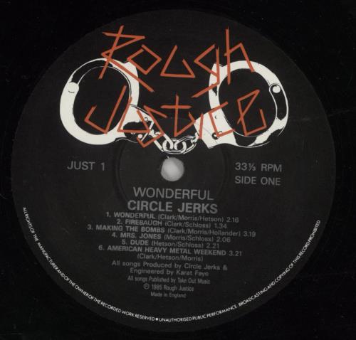 Circle Jerks Wonderful vinyl LP album (LP record) UK CIRLPWO590371