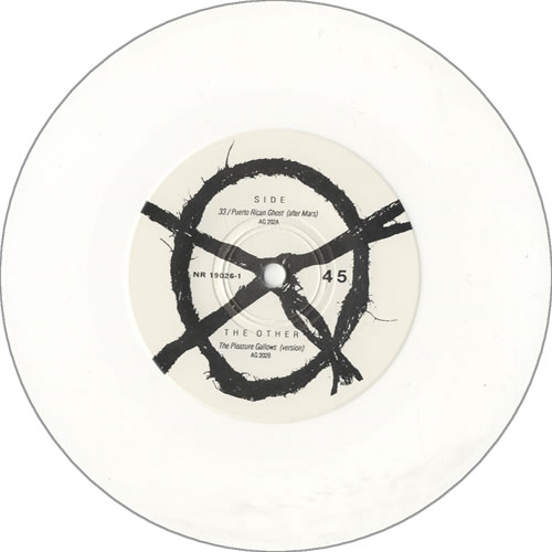 Circle X 33 / Puerto Rican Ghost (After Mars) - White Vinyl 7" vinyl single (7 inch record / 45) US C2S07PU514588