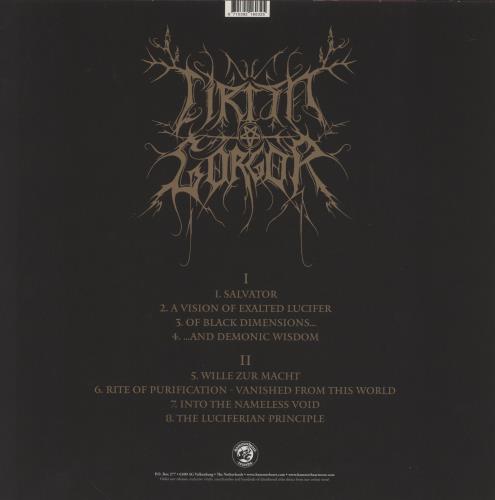 Cirith Gorgor Visions of Exalted Lucifer - Gold Vinyl vinyl LP album (LP record) German 88ZLPVI863023