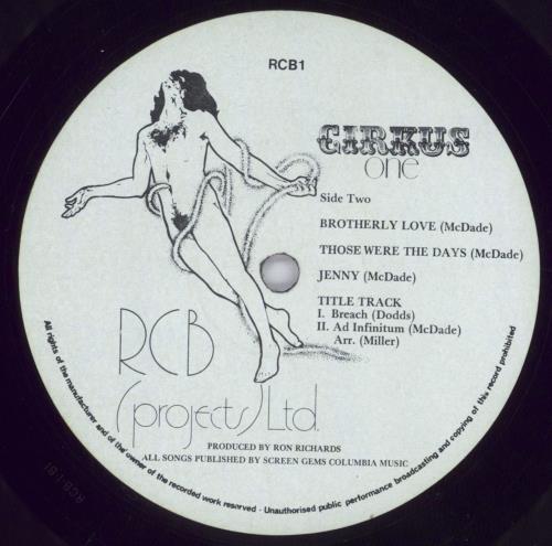 Cirkus One - 1st vinyl LP album (LP record) UK CRXLPON831955