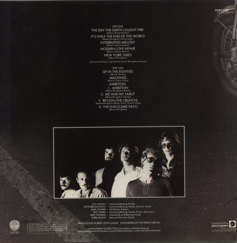 City Boy The Day The Earth Caught Fire vinyl LP album (LP record) UK CTBLPTH392021