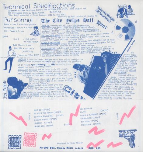 City Yelps The City Yelps Half Hour vinyl LP album (LP record) UK -3SLPTH887981