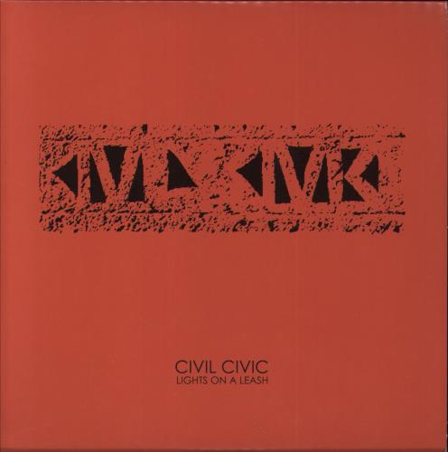 Civil Civic Lights On A Leash - Red Vinyl 7" vinyl single (7 inch record / 45) UK 84107LI857022