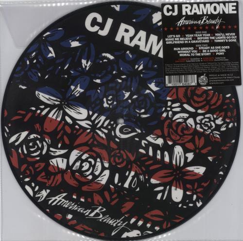 CJ Ramone American Beauty picture disc LP (vinyl picture disc album) US 92KPDAM884274