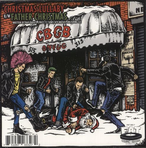 CJ Ramone Christmas Lullaby 7" vinyl single (7 inch record / 45) US 92K07CH883470