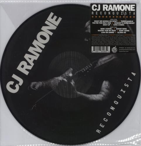 CJ Ramone Reconcquista picture disc LP (vinyl picture disc album) US 92KPDRE884271