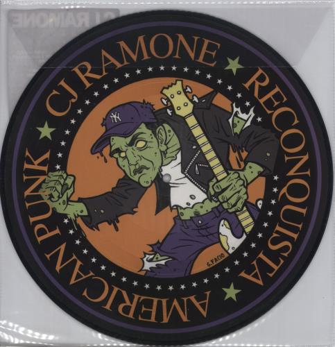 CJ Ramone Reconcquista picture disc LP (vinyl picture disc album) US 92KPDRE884271