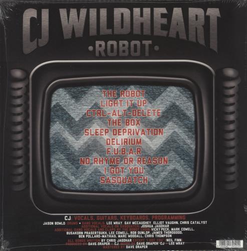 CJ Wildheart Robot + Autographed - Sealed vinyl LP album (LP record) UK 2ZALPRO888168