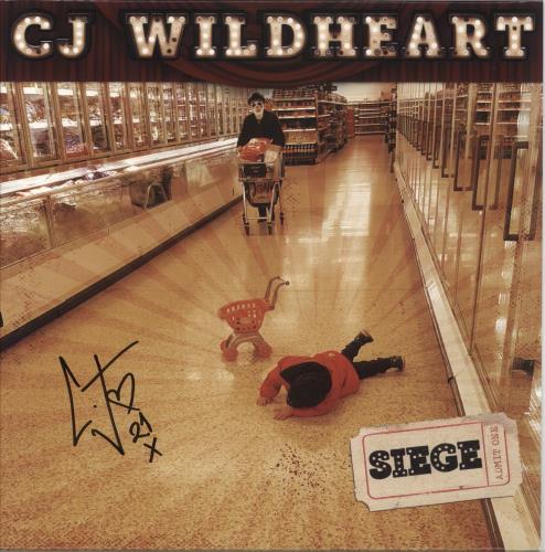 CJ Wildheart Siege - Autographed 10" vinyl single (10 inch record) UK 2ZA10SI881406