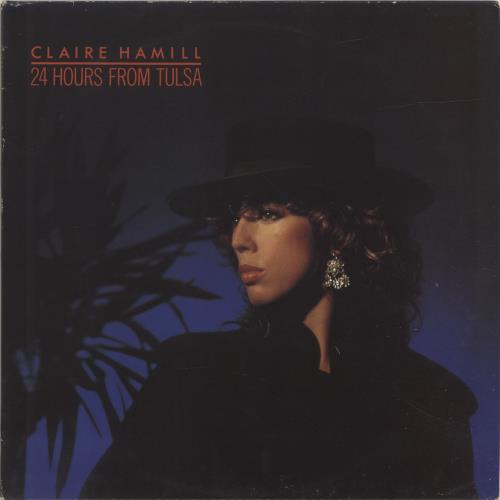 Claire Hamill 24 Hours From Tulsa - Blue Vinyl 12" vinyl single (12 inch record / Maxi-single) UK CLM12HO418700