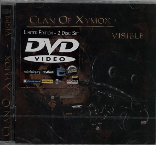 Clan Of Xymox Visible - 2-Disc Set DVD Polish XYMDDVI567658