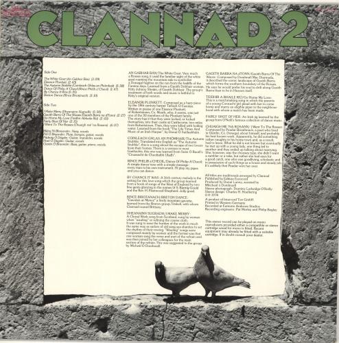 Clannad Clannad 2 vinyl LP album (LP record) German CLNLPCL688853