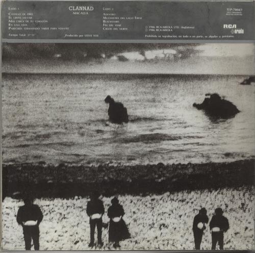 Clannad Macalla vinyl LP album (LP record) Argentinean CLNLPMA666767