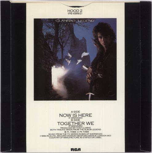 Clannad Now Is Here 7" vinyl single (7 inch record / 45) UK CLN07NO666654