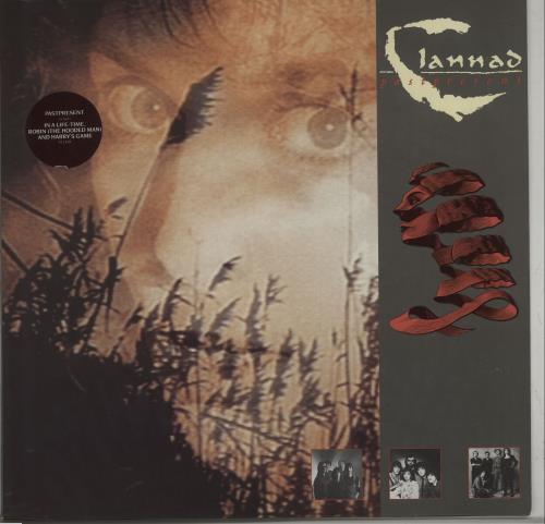 Clannad Pastpresent - Hype Sticker vinyl LP album (LP record) German CLNLPPA208168